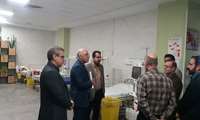 بازدید معاونت توسعه مدیریت منابع و برنامه ریزی دانشگاه از بیمارستان شهید قدوسی نهاوند