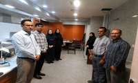 بازدید دکتر لاهیجانی رئیس محترم بیمه تامین اجتماعی استان همدان دکتر از بیمارستان شهید آیت الله قدوسی 